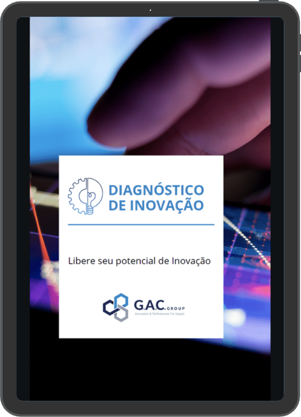 E-book Diagnóstico de Inovação no tablet