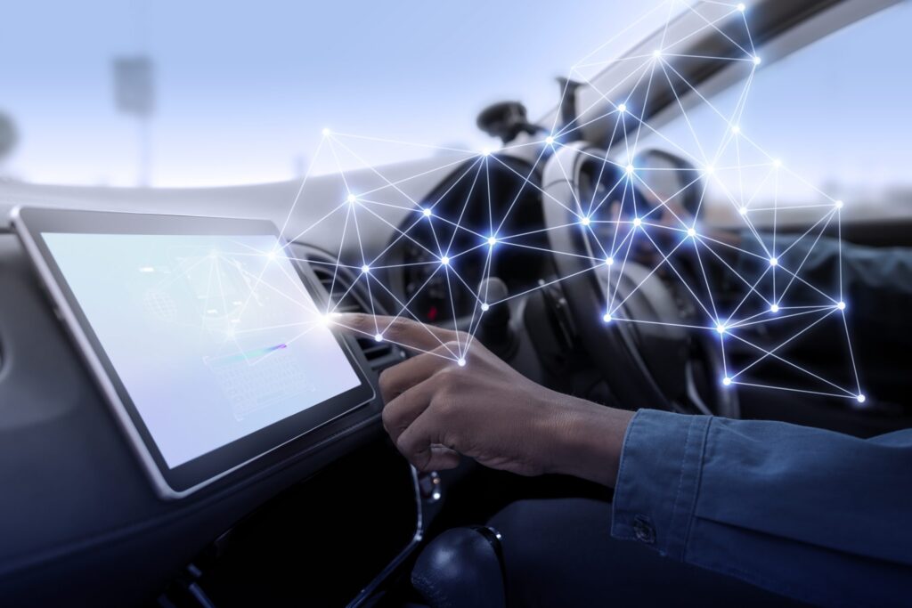 carro inteligente e tecnológico